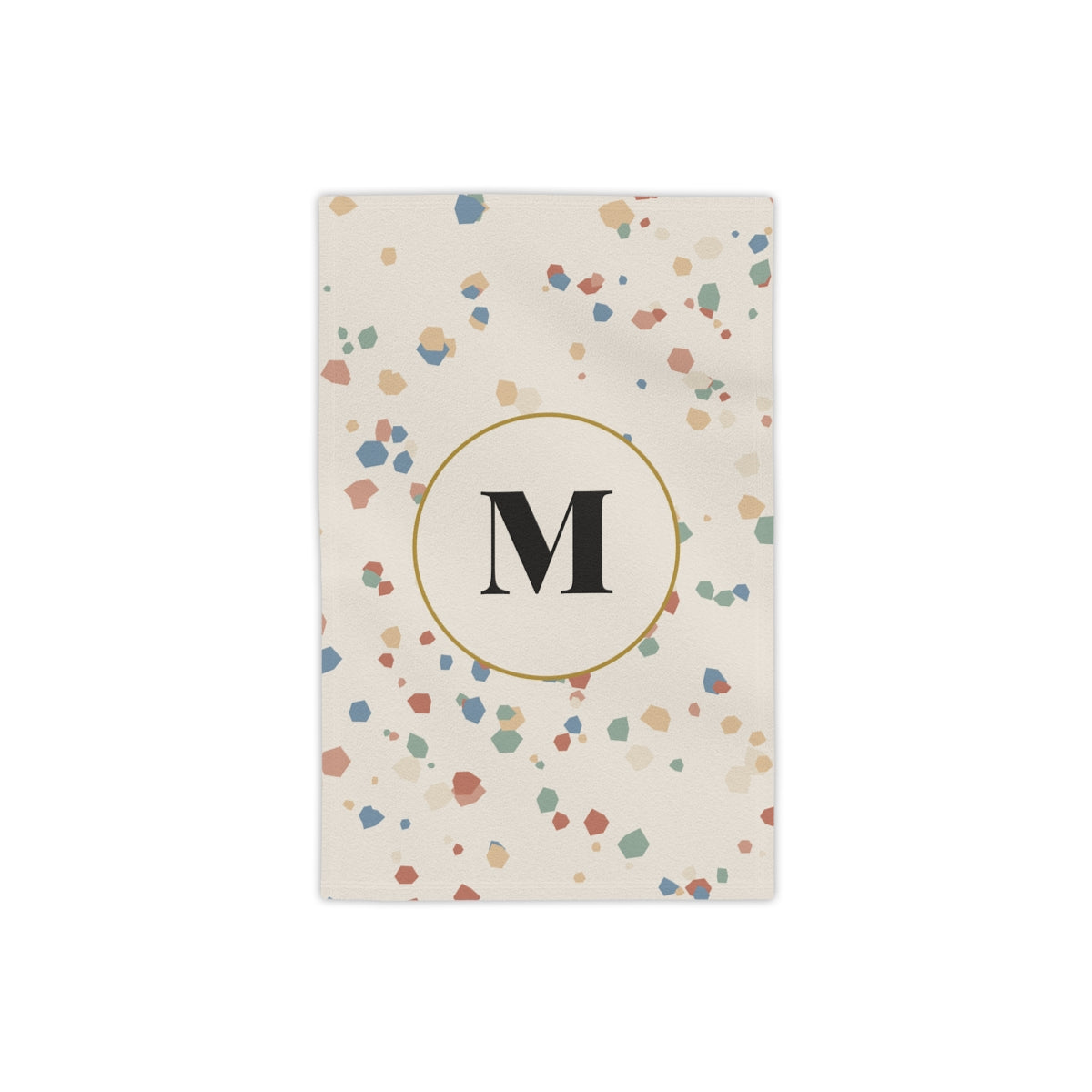 Beach Towel – terrazzo monogram example