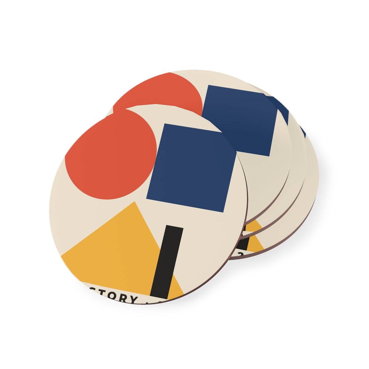 Coasters – Bauhaus design example