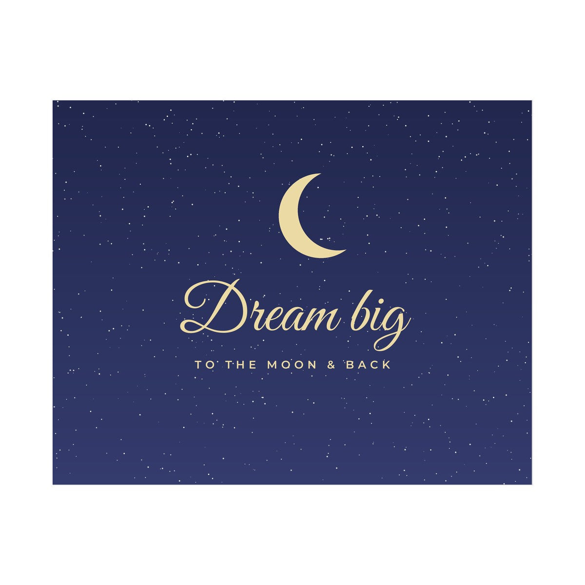 Poster – night sky design example