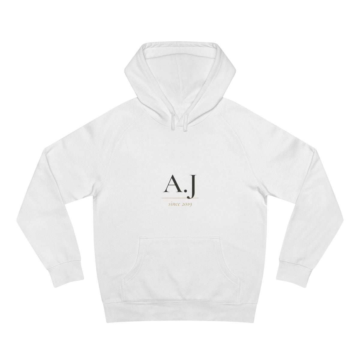 Unisex Supply Hoodie – initials monogram in White example