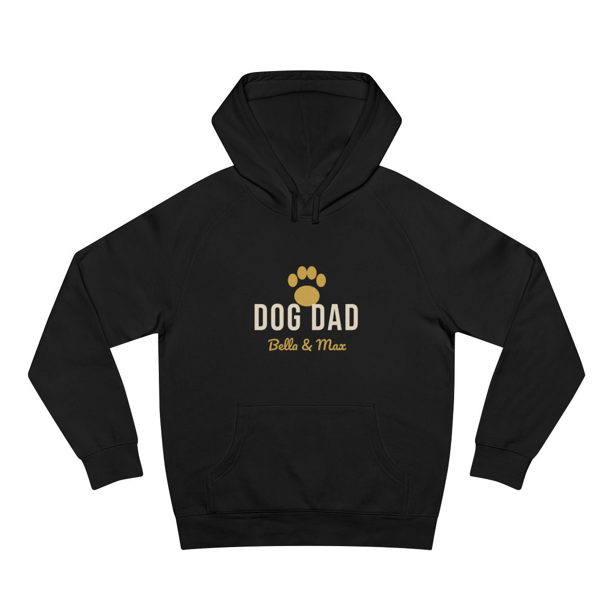 Unisex Supply Hoodie – Dog Dad design in Black example