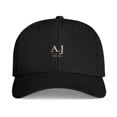 Cap – initials monogram in Black example